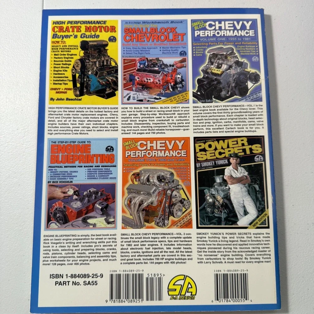 Chevy Small‎ Block Parts Interchange Manual Ed Staffel 1997 High Performance SBC